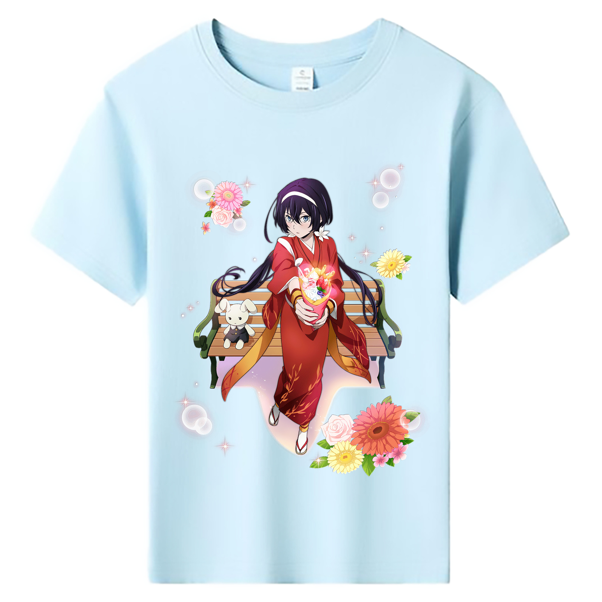 （画像用） 文豪ストレイドッグス Bungo Stray Dogs 綿100％キッズTシャツ（フロントプリント）